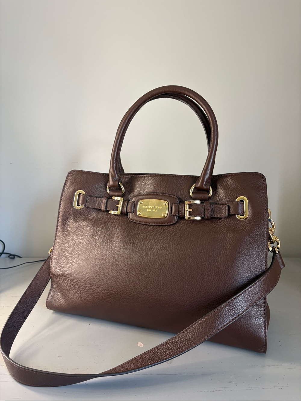 Michael Kors Brown Leather Bag